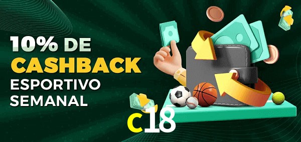 10% de bônus de cashback na c18